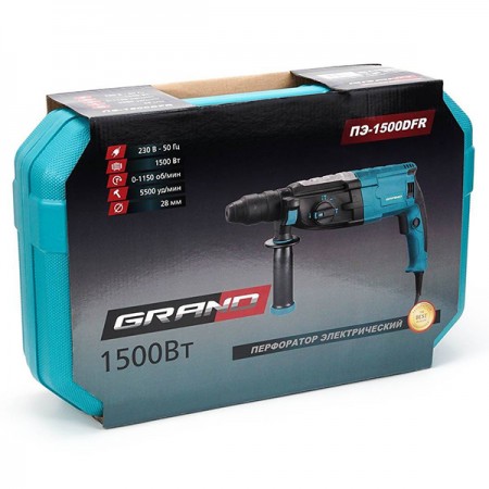 Ciocan rotopercutor 1.5 kW Grand ПЭ-1500 DFR